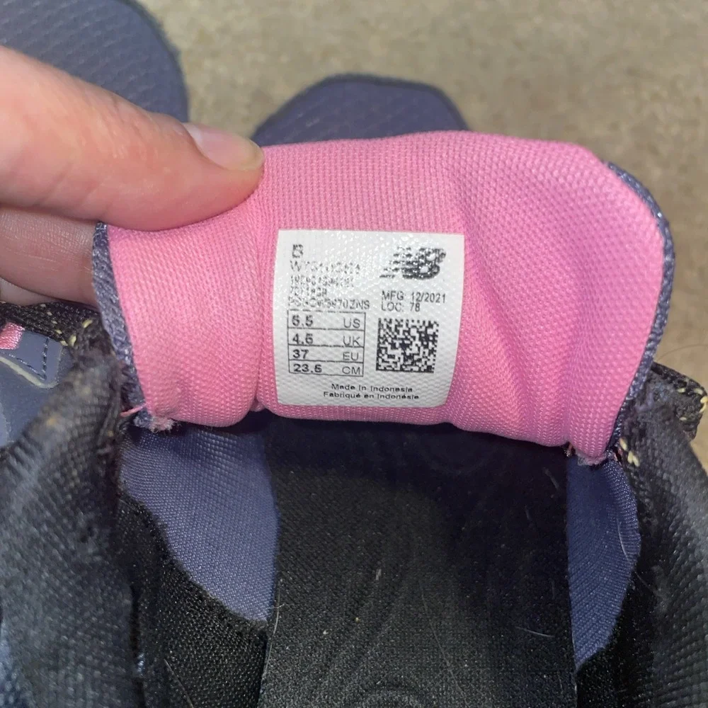 New Balance Womens 510 V5 Trail Running Shoes WT510CE5 Gray‎ Pink Sz 6.5